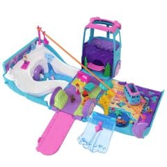 Polly Pocket Dönüşebilen Evcil Hayvan Karavanı Oyun Seti-   JCC22