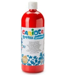 Carioca TEMPERA SULUBOYA SÜPER YIKANABİLİR KIRMIZI 1000 ML.