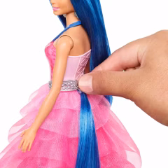 Barbie Mavi Saçlı Prenses Bebek- HRR16
