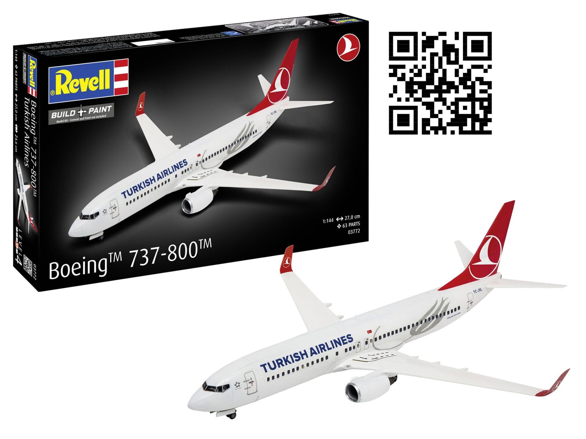 Revell Türk Hava Yolları/Turkish Airlines Boeing 737-800 (03772)