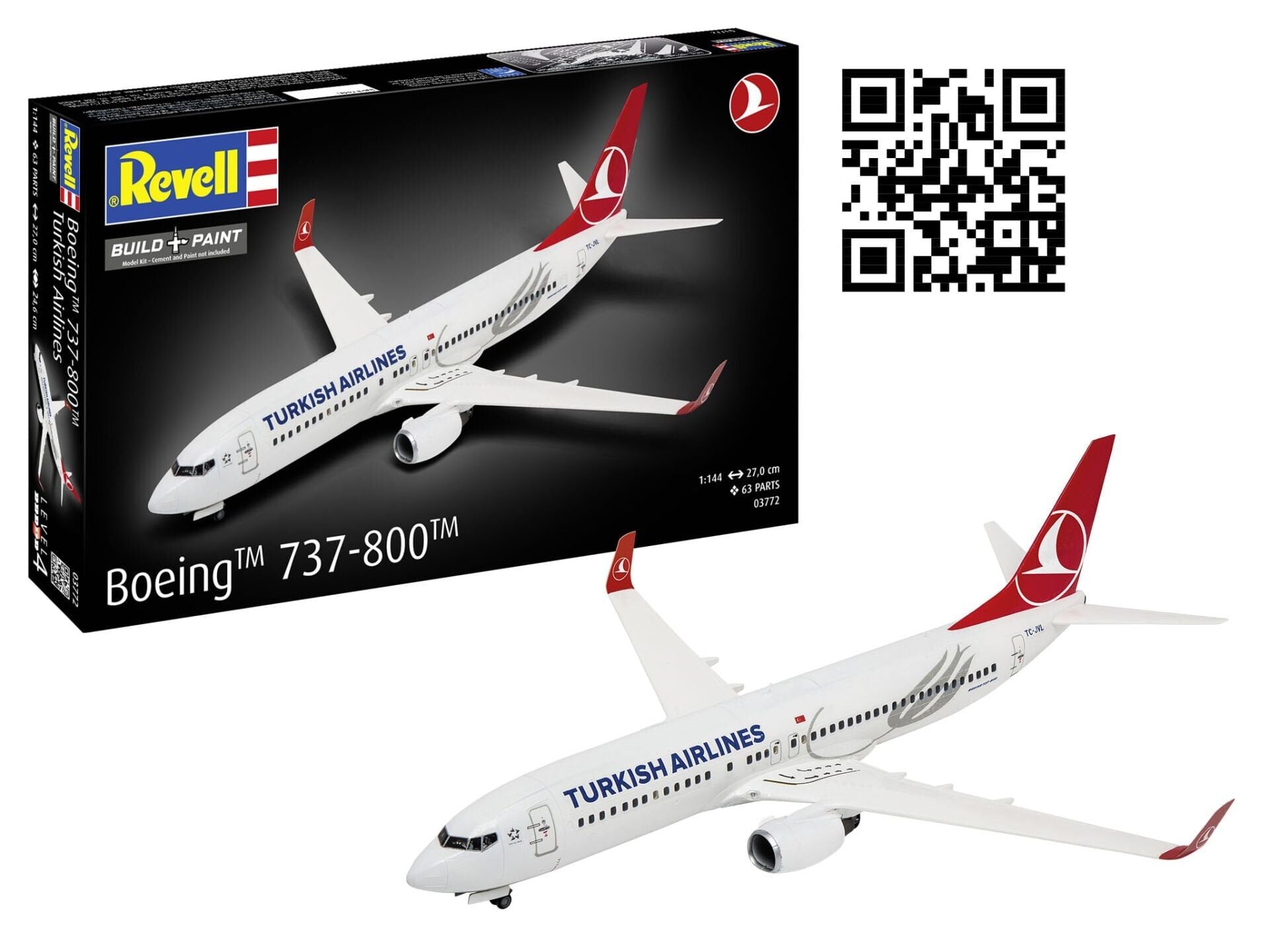 Revell Türk Hava Yolları/Turkish Airlines Boeing 737-800 (03772)