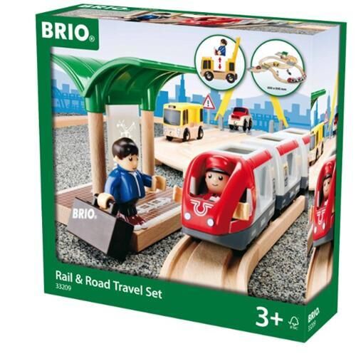 BRIO Tren ve Kara Yolu Seyahat Seti (33209)