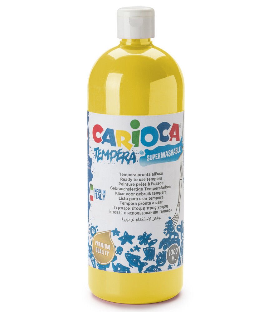 Carioca TEMPERA SULUBOYA SÜPER YIKANABİLİR SARI 1000 ML.