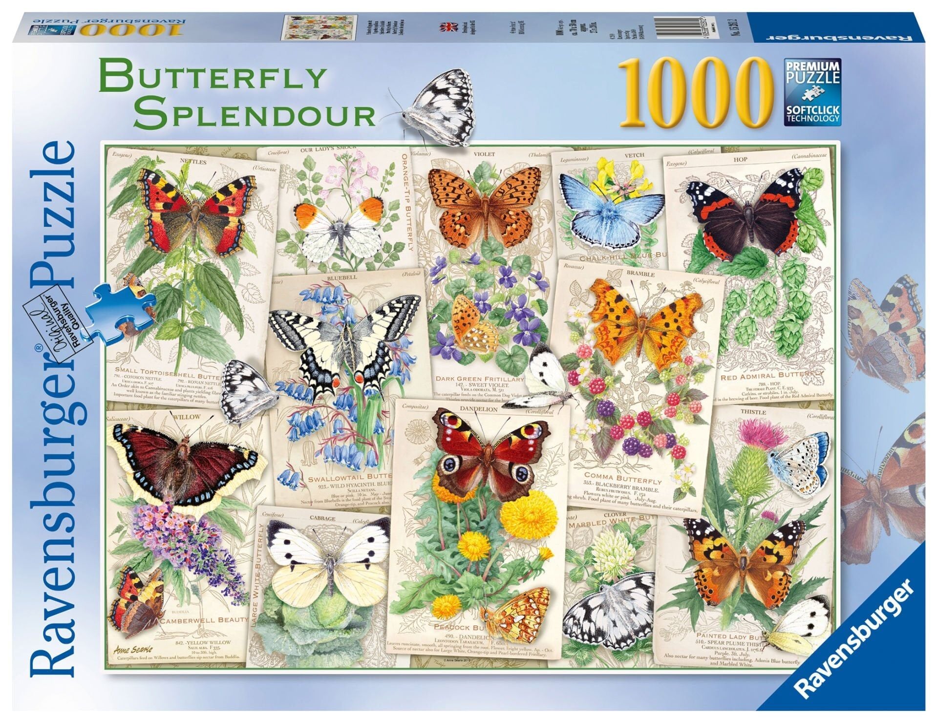 1000 Parça Puzzle Kelebekler (152612)