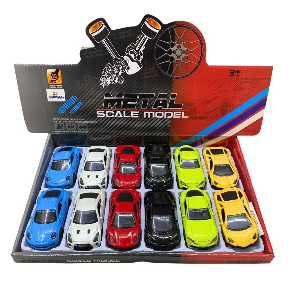 Samatlı Oyuncak Die Cast Çek Bırak Spor Arabalar 4311C