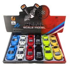 Samatlı Oyuncak Die Cast Çek Bırak Spor Arabalar 4311C