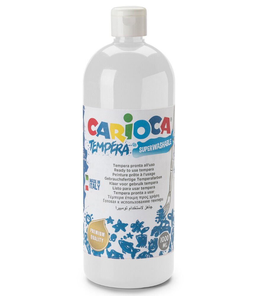 Carioca TEMPERA SULUBOYA SÜPER YIKANABİLİR BEYAZ 1000 ML.