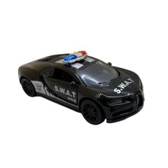Samatlı Oyuncak Die Cast Çek Bırak Polis-SWAT-Yangın-Yardım 4313C