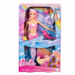 Barbie Renk Değiştiren Deniz Kızı ve Aksesuarları- HRP97