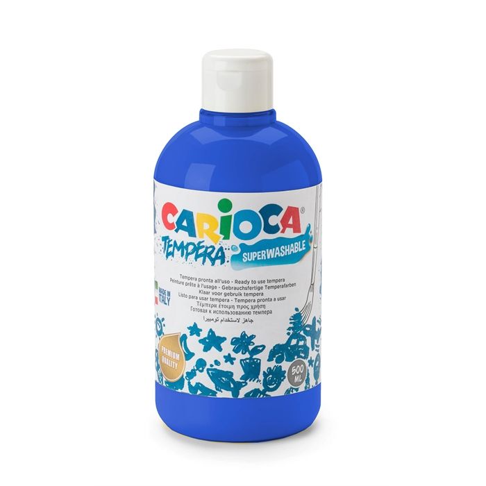 TEMPERA SULUBOYA SÜPER YIKANABİLİR KOYU MAVİ 500 ML.