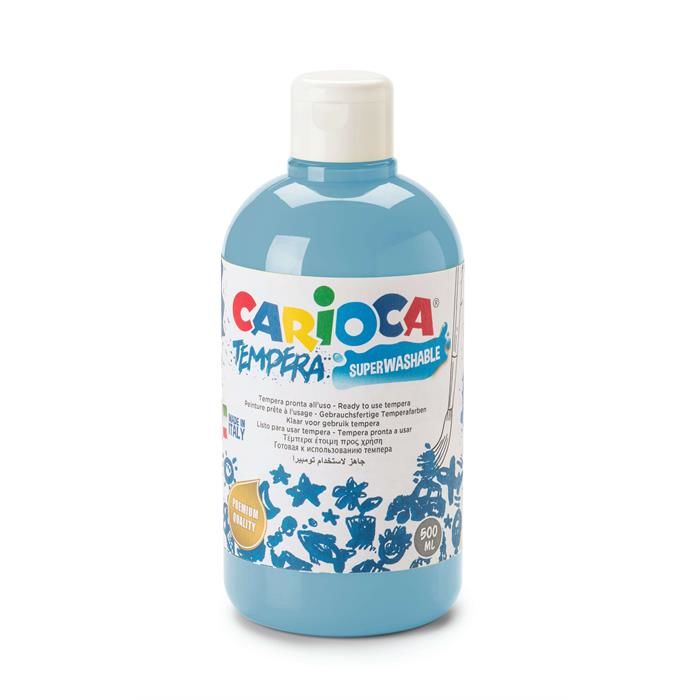 Carioca TEMPERA SULUBOYA SÜPER YIKANABİLİR PASTEL MAVİ 500 ML.