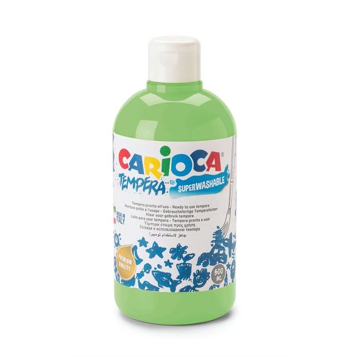 Carioca TEMPERA SULUBOYA SÜPER YIKANABİLİR PASTEL YEŞİL 500 ML.