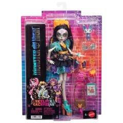 Monster High Ana Karakter Bebekler HPD53 - Siyah Elbiseli Skelita Calaveras JHK34