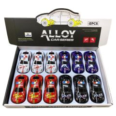 Samatlı Oyuncak Die Cast Çek Bırak Polis-İtfaiye-Ambulans 88-95