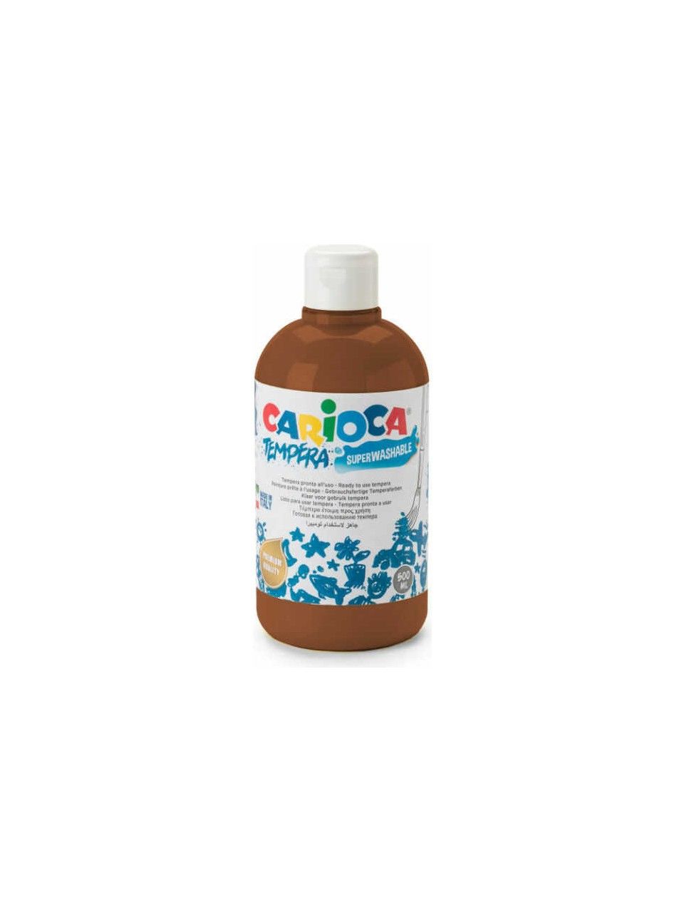 TEMPERA SULUBOYA SÜPER YIKANABİLİR KAHVERENGİ 500 ML.