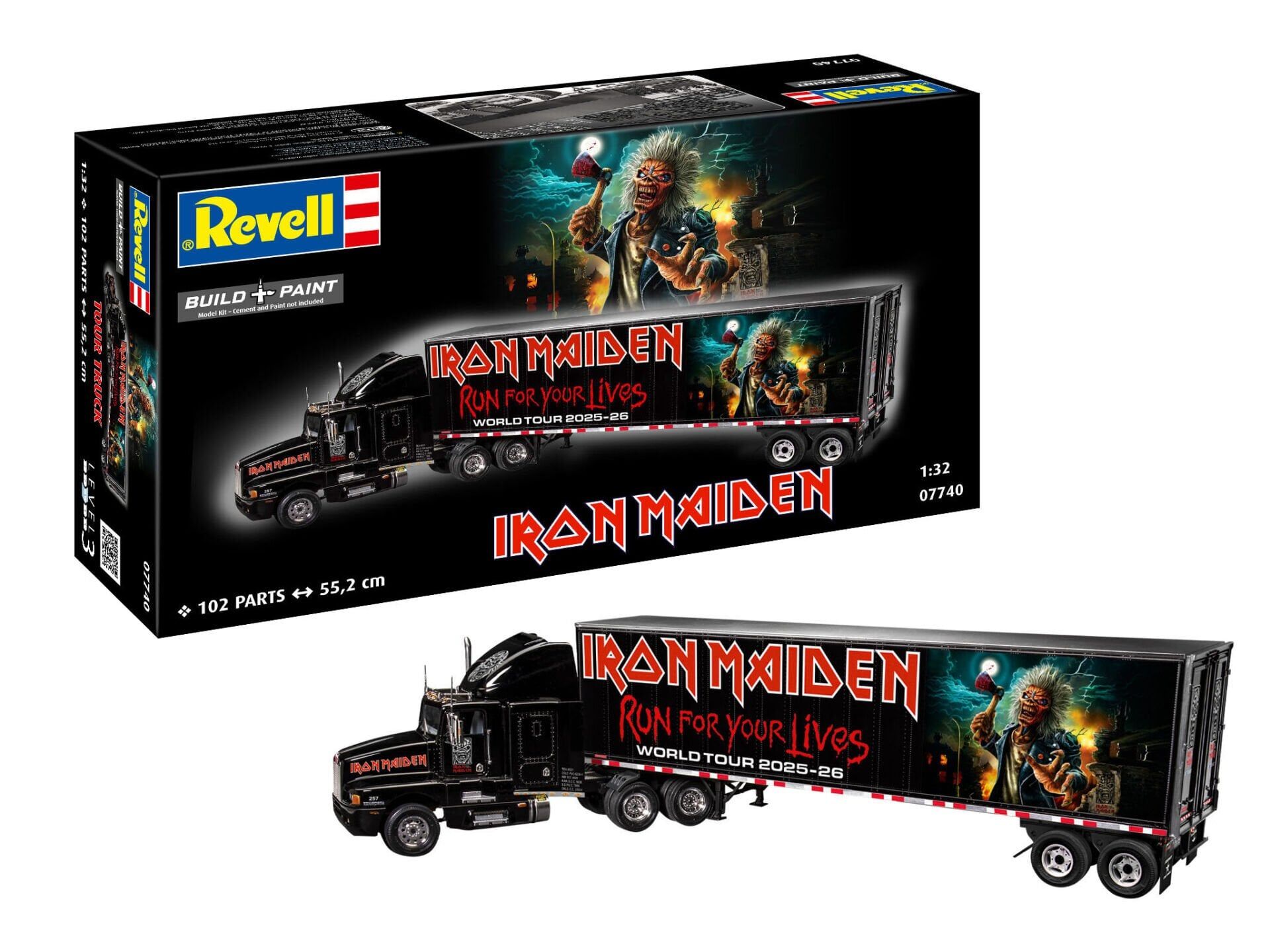 Revell Iron Maiden Tur Kamyonu 50.Yıl Özel Model Kit (07740)