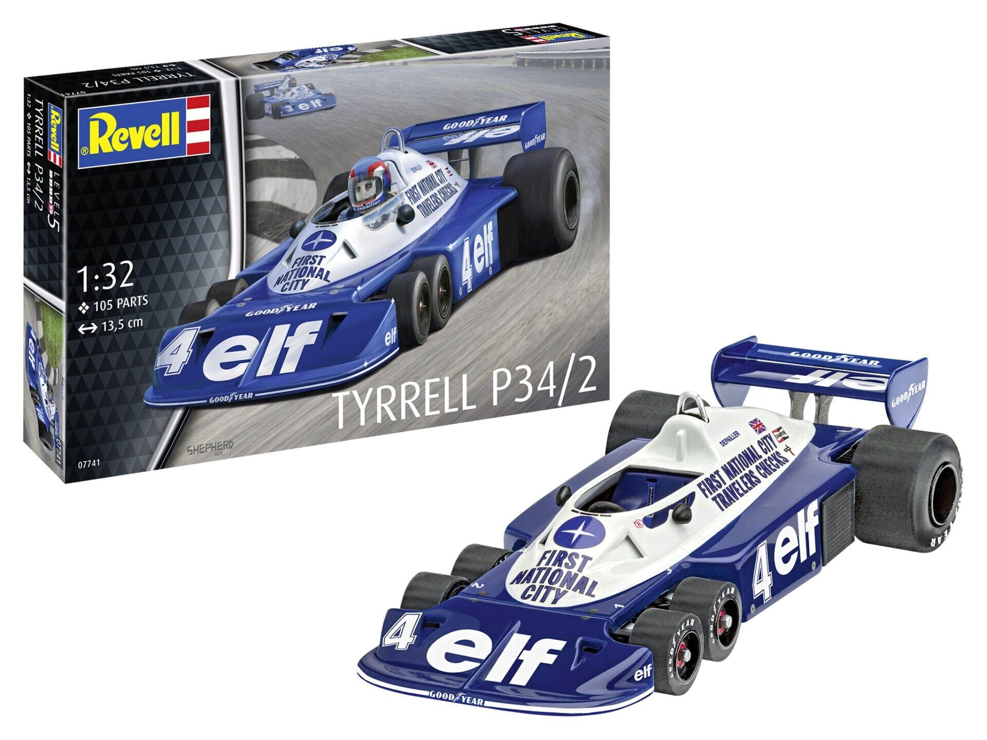Revell Tyrrell P34/2 6Wheeler Model Kit (07741)