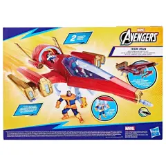 Avengers Destansı Kahraman Serisi Demir Adam Repulsor Blast Savaş Uçağı Aksiyon Figürü ve Aracı F9329