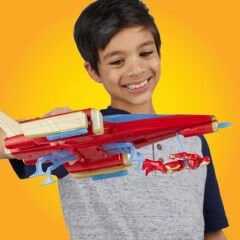 Avengers Destansı Kahraman Serisi Demir Adam Repulsor Blast Savaş Uçağı Aksiyon Figürü ve Aracı F9329