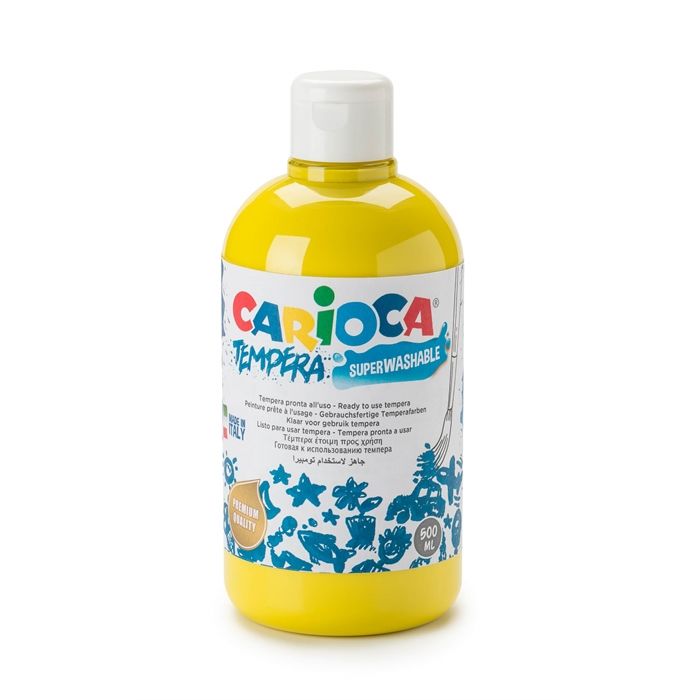 Carioca TEMPERA SULUBOYA SÜPER YIKANABİLİR SARI 500 ML.