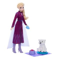 Disney Karlar Ülkesi Elsa Bebek ve Yavru Kutup Ayısı Figür Seti-  JFG16