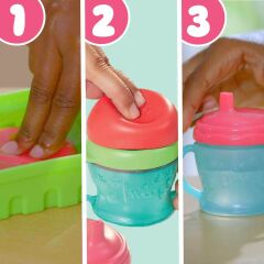 BABY ALIVE BEBEĞİMLE EĞLENCELİ YUDUMLAR - SARIŞIN (F7356)