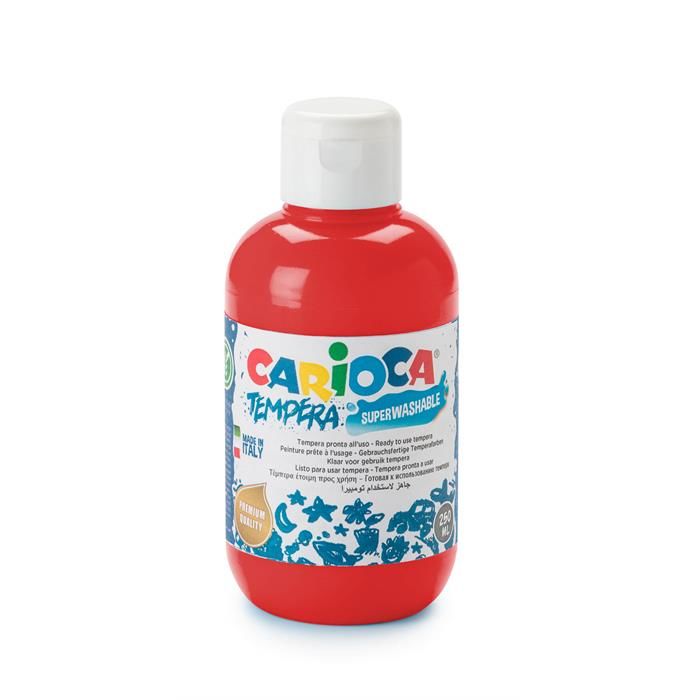 TEMPERA SULUBOYA SÜPER YIKANABİLİR KIRMIZI 250 ML.