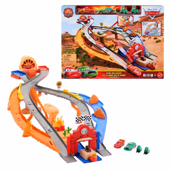Disney Pixar Cars Radiator Springs Yarış ve Kurtarma Pisti Oyun Seti-  JFL57