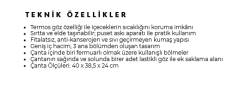 PREGO SİESTA BEBEK BAKIM ÇANTASI SİYAH- 3087