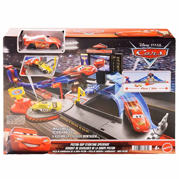 Disney Pixar Cars Piston Kupası Akrobasi Hız Pisti Oyun Seti- JHL42