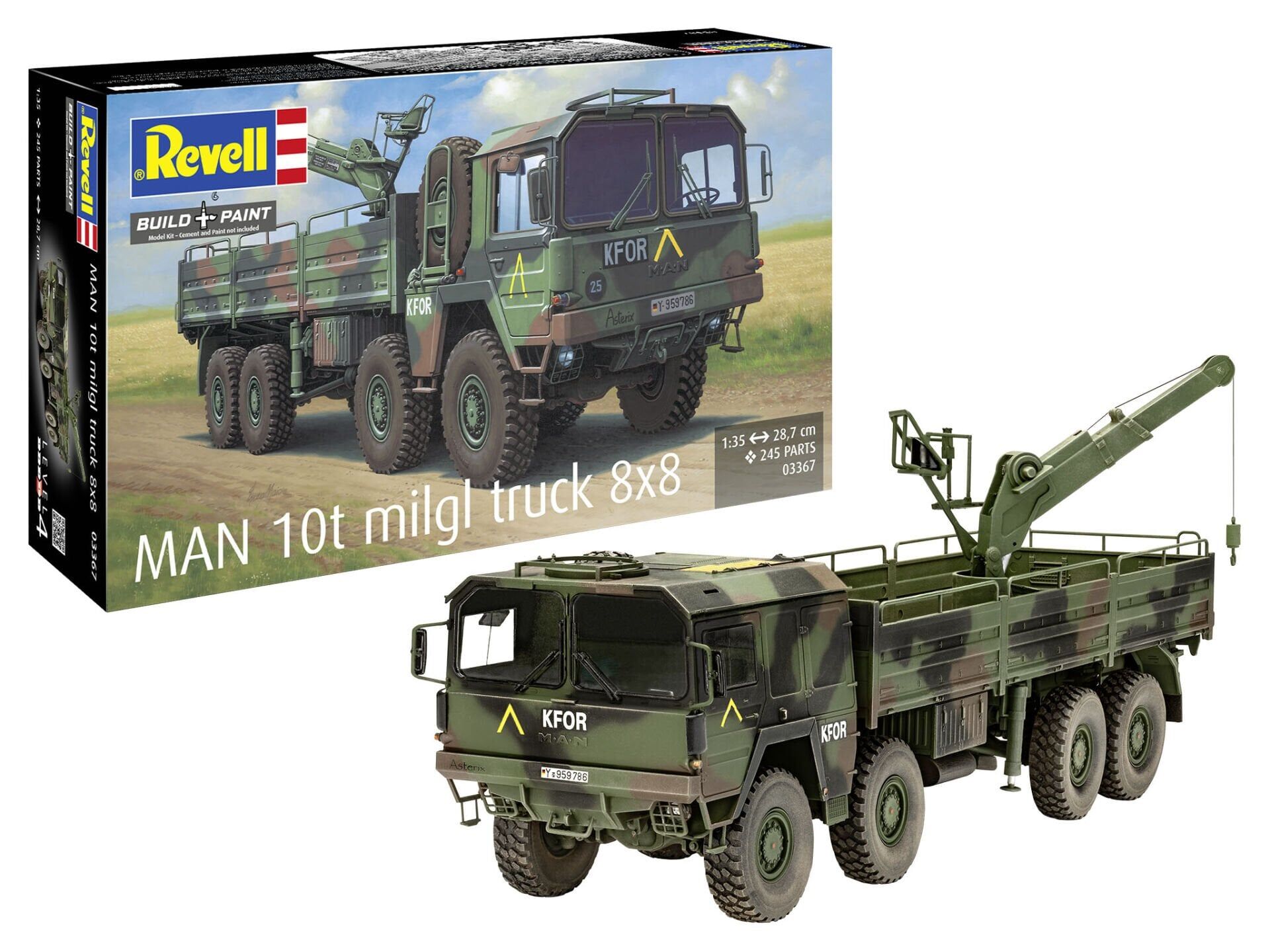 Revell MAN 10t milgl 8x8 Model Kit (03367)