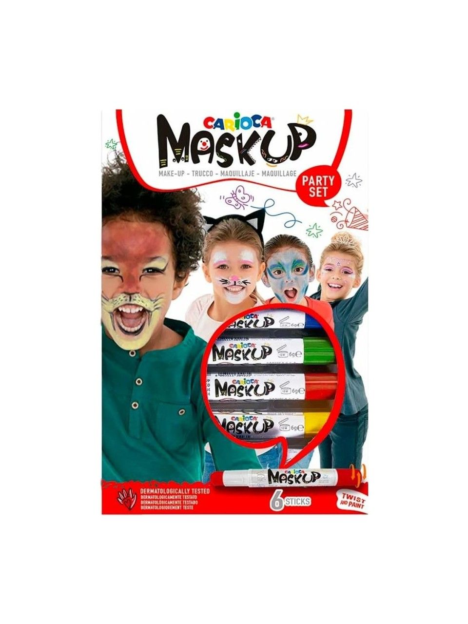 YÜZ BOYASI 6 GR. 6 RENK