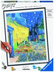 Creart Van Gogh Kafe Terasta Gece - Sayılarla Boyama Hobi Seti (235193)