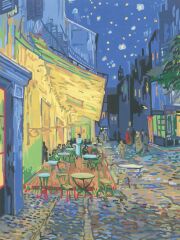 Creart Van Gogh Kafe Terasta Gece - Sayılarla Boyama Hobi Seti (235193)