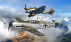 Revell Messerschmitt Bf109E & Junkers Ju87B Stuka Model Kit (03770)
