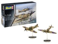 Revell Supermarine Spitfire Mk.Ia & Hawker Hurricane Mk.I Model Kit (03771)