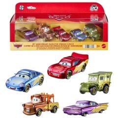 Disney ve Pixar Cars 20. Yıl Dönümü Kutlama Yarışı Radyatör Kasabası 5'li Paket-  JMJ85