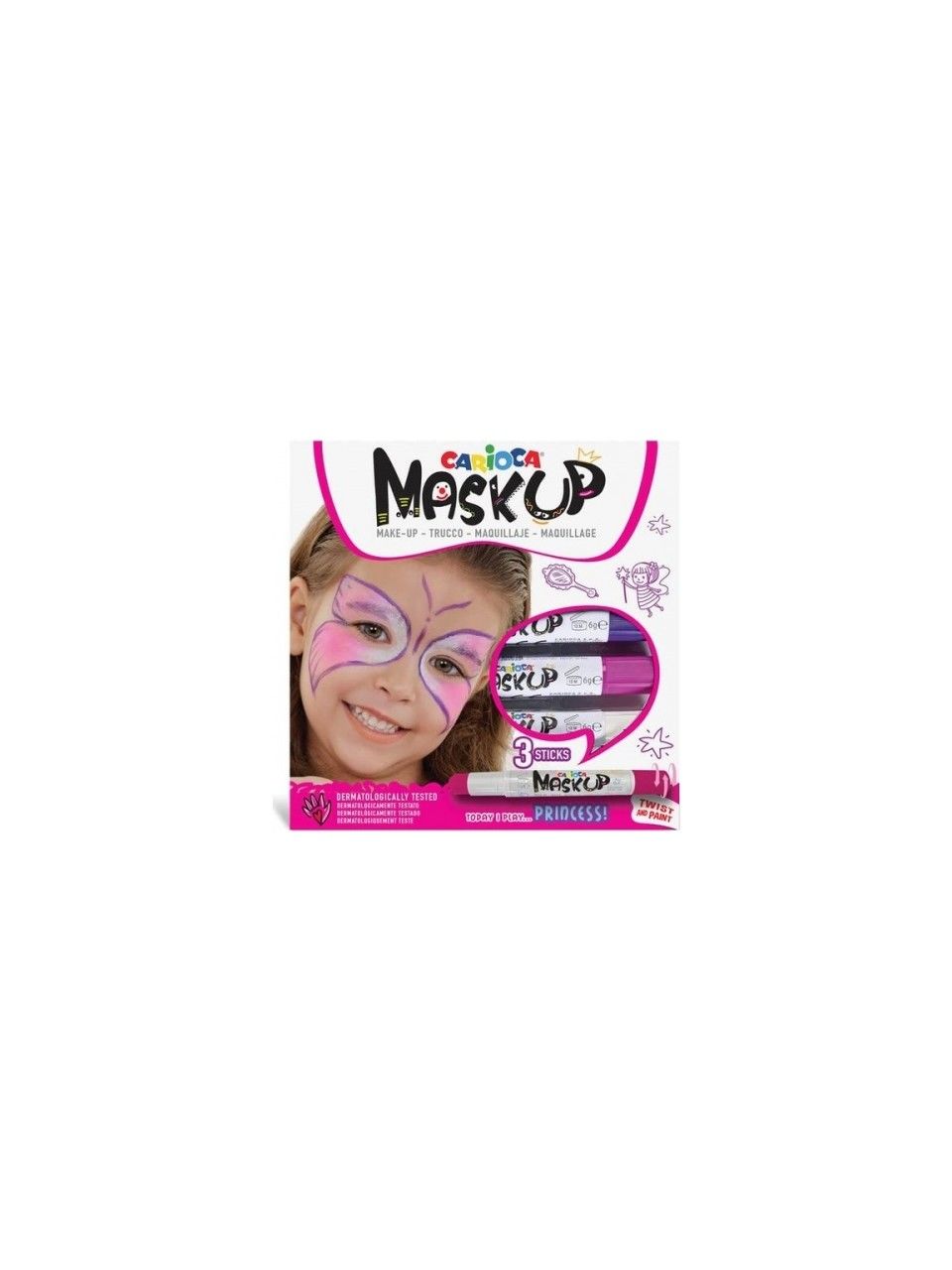 YÜZ BOYASI 6 GR. 3 RENK PRINCESS