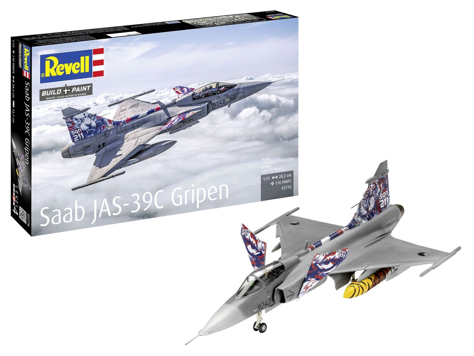 Revell Saab JAS-39C Gripen Model Kit (03776)