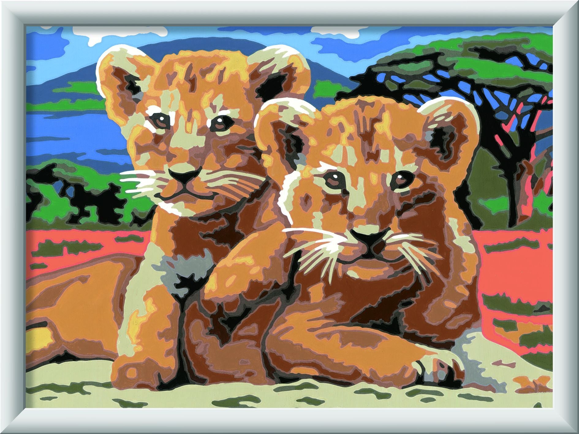 Creart Aslan Yavruları - Sayılarla Boyama Hobi Seti (236169)