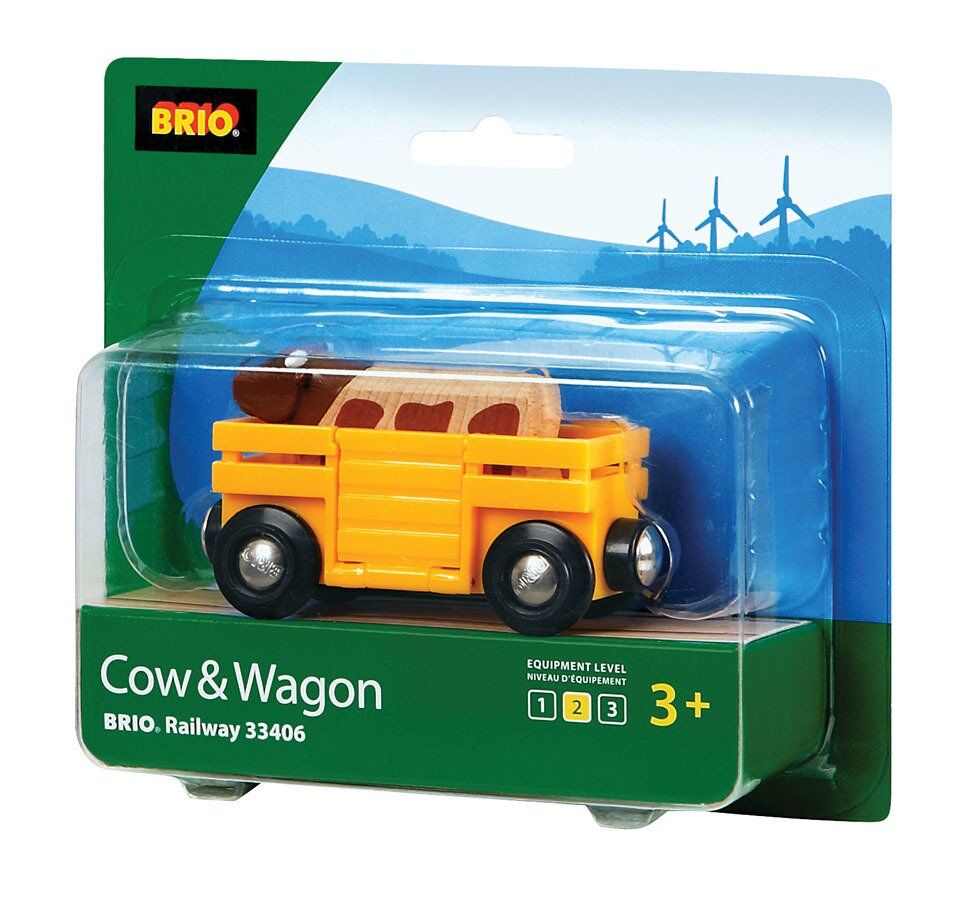 BRIO İnek ve Vagon (33406)