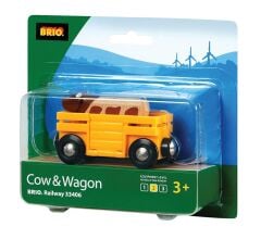 BRIO İnek ve Vagon (33406)