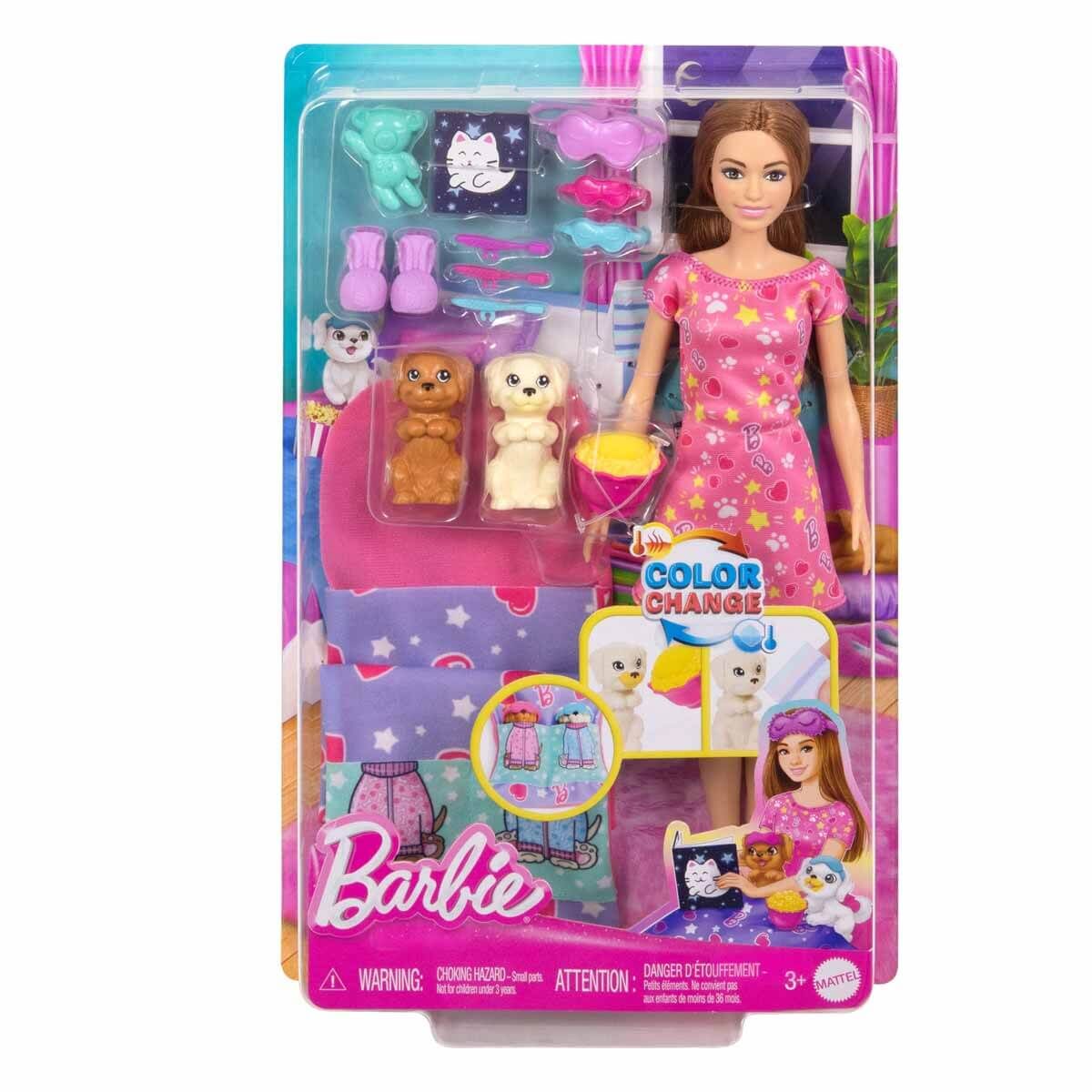 MATE-HXN01 BARBIE KOPEKCIKLERI PIJAMA PARTISI 4