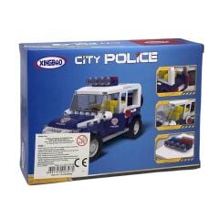 Samatlı Oyuncak Şehir Polisi Cipi Yapım Seti 185 Parça XB-51006
