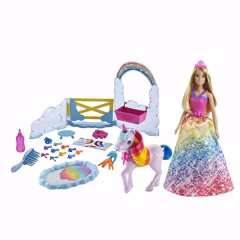 Barbie Dreamtopia Bebek ve Tek Boynuzlu At- GTG01