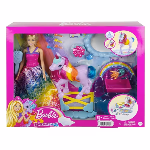 Barbie Dreamtopia Bebek ve Tek Boynuzlu At- GTG01
