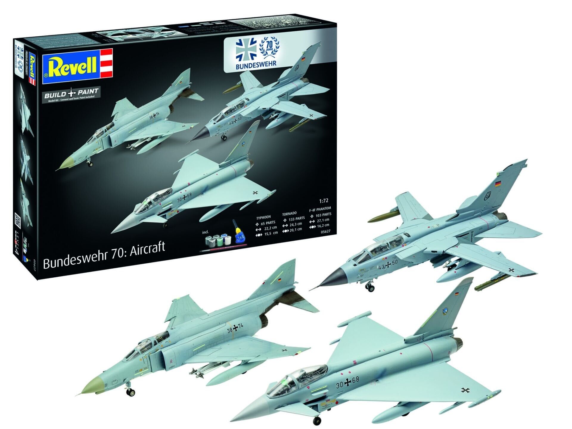 Revell Gift Set 70 Years Bundeswehr Aircraft (05627)
