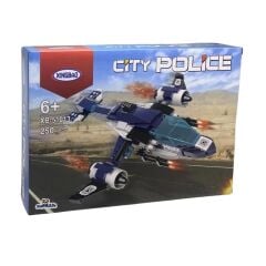 Samatlı Oyuncak Polis Helikopteri Yapım Seti 250 Parça XB-51013