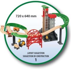 BRIO Kaldırma ve Yükleme Depo Seti (33887)