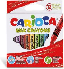 WAX YIKANABİLİR PASTEL BOYA KALEMİ 12'Lİ